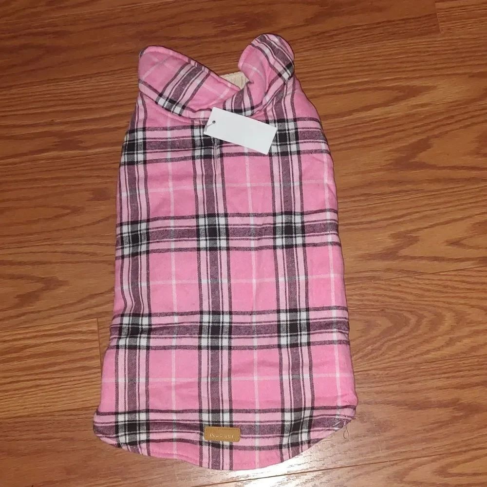 Kuoser Warm Dog Coat, Reversible Dog Jacket Waterproof Dog Winter Coat Sz L